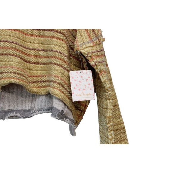 NWT Free People Catalina Pullover Cropped Sweater Size XS Boho Beach Relaxed Fit - Picture 6 of 15